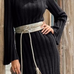 Elegant Silver Women's Belt